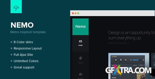 ThemeForest - Nemo - Metro Inspired Template