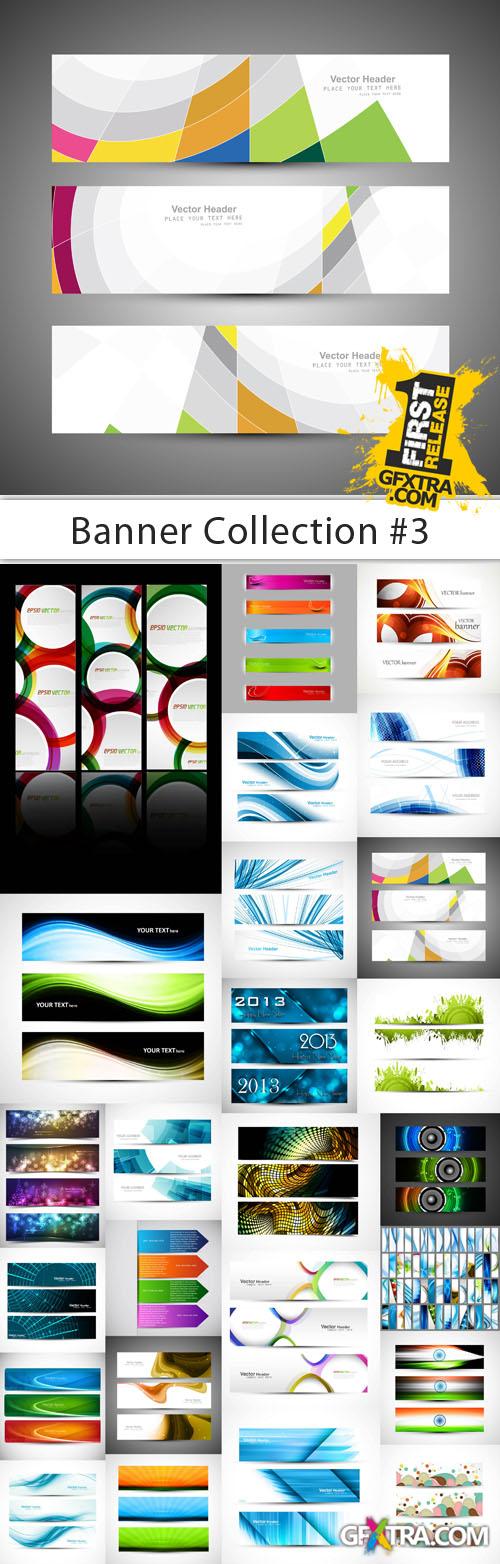 Banner Collection #3 - 25 EPS Vector Stock