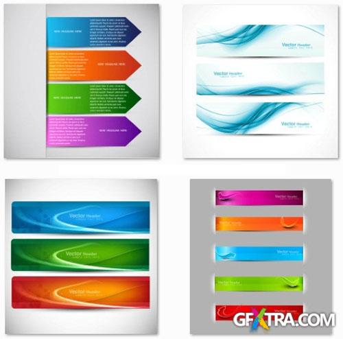 Banner Collection #3 - 25 EPS Vector Stock