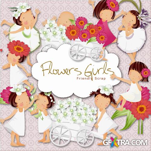 Scrap-kit - Flowers Girl