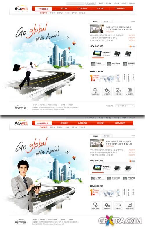 PSD Web Templates - Successful Business