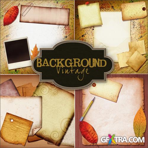 Backgrounds - Old Vintage Style Papers