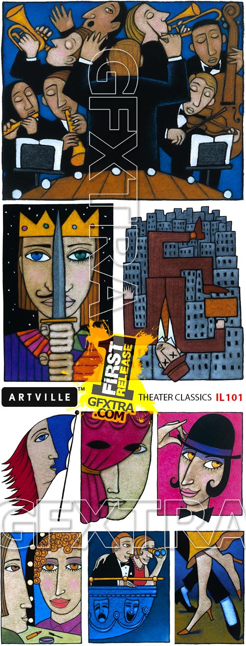 ArtVille Illustraiton IL101 Theater Classics