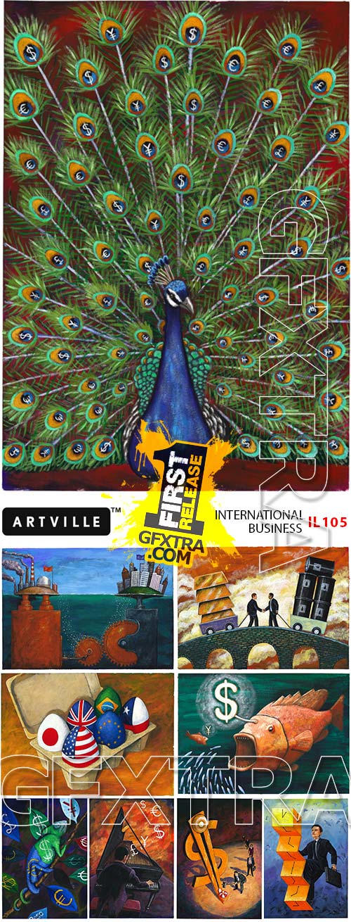 ArtVille Illustrations IL105 International Business