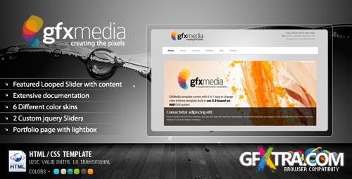 ThemeForest - GFXMedia - Business & Portfolio Template 6 in 1