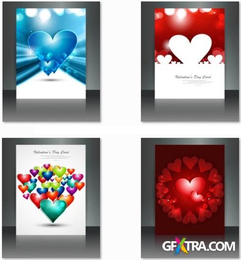 Valentine's Day Card #3 - 25 EPS Vector Stock