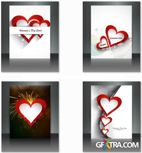 Valentine's Day Card #3 - 25 EPS Vector Stock