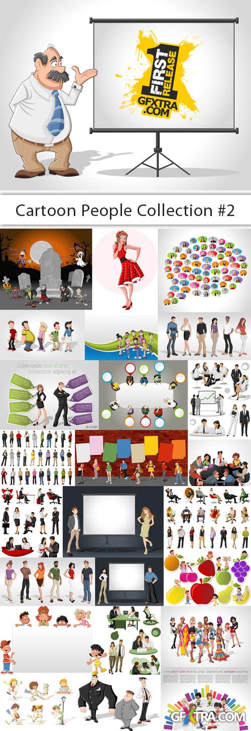 Cartoon People Collection #2 - 25 EPS Vector Stock