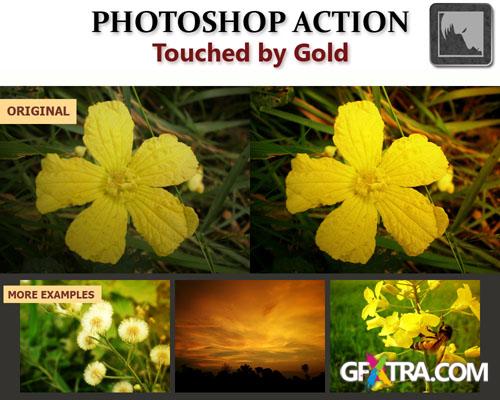 Touched by Gold Photoshop Action