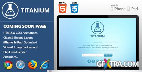 ThemeForest - Titanium Coming Soon Page