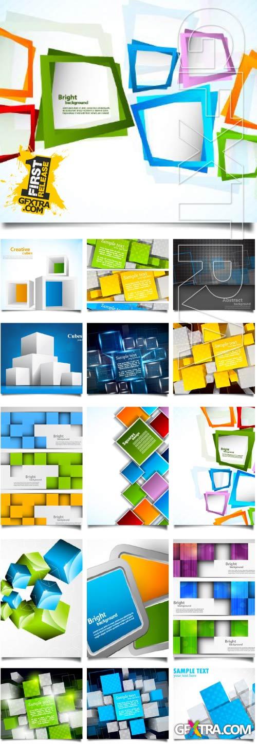 Squares Design - Shutterstock 25xEPS