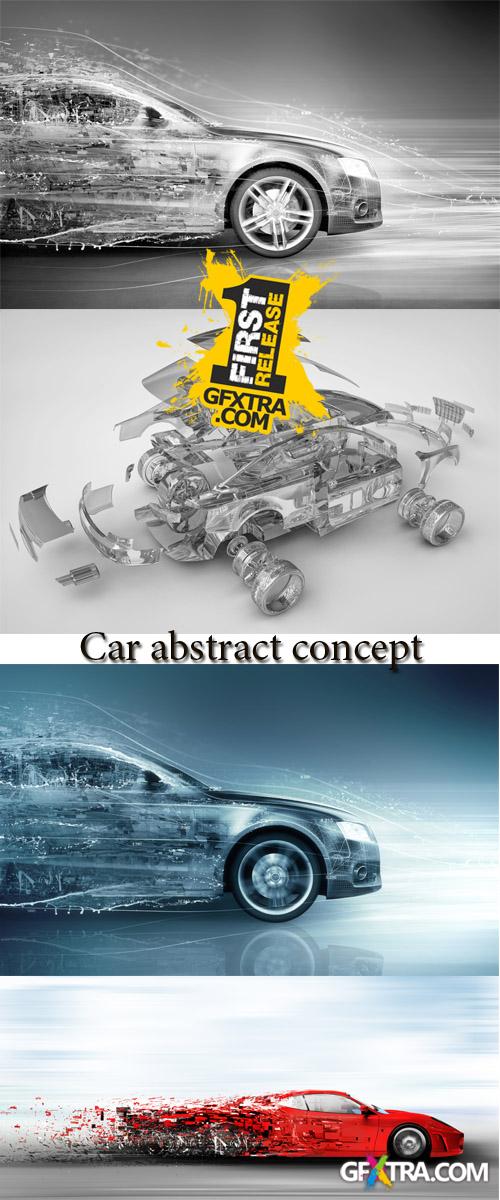 Stock Photo: Car abstract concept