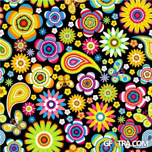 Retro Seamless - Shutterstock 25xEPS