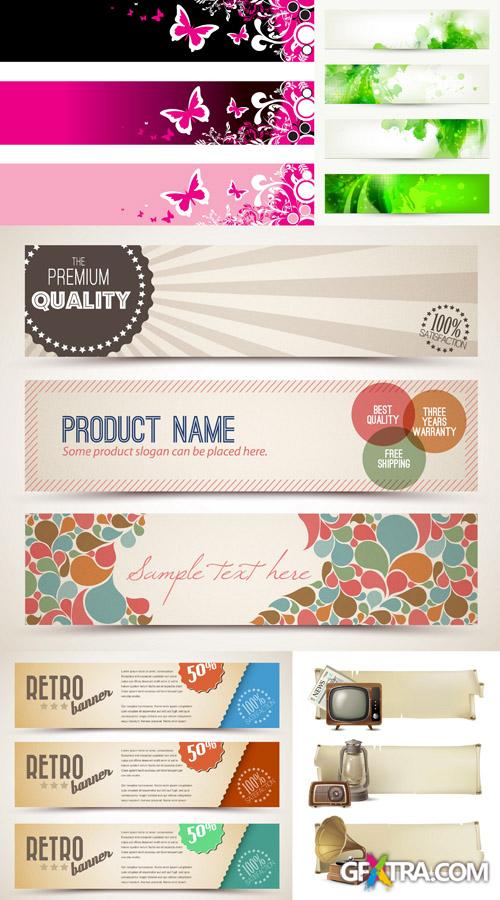 Banner Vector Set #20