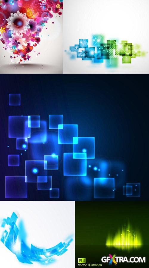 Backgrounds Vector Set #23