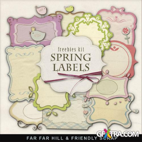 Scrap-kit - Spring Labels