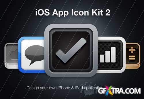 iPhone App Icon Kit 2 - Media Loot - FULL