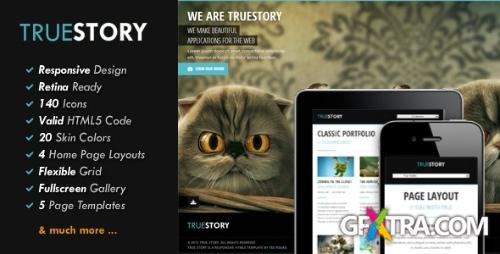 ThemeForest - TrueStory - Fullscreen HTML5 Template