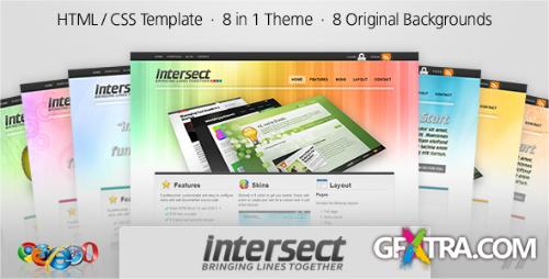 ThemeForest - Intersect - HTML Template (8 in 1 skins)