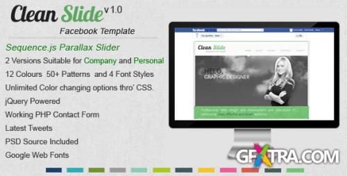 ThemeForest - Clean Slide - Facebook Template