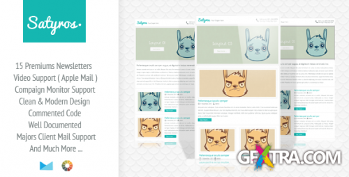 ThemeForest - Satyros - Clean E-mail Newsletter