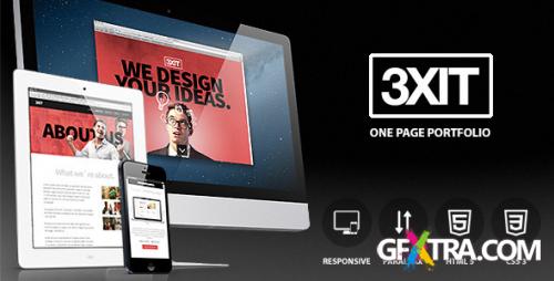 ThemeForest - Exit - parallax single page portfolio - RIP