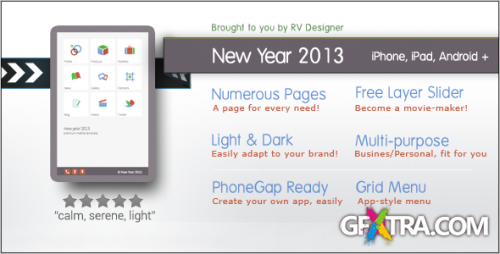 ThemeForest - New Year 2013 - Responsive Mobile Template