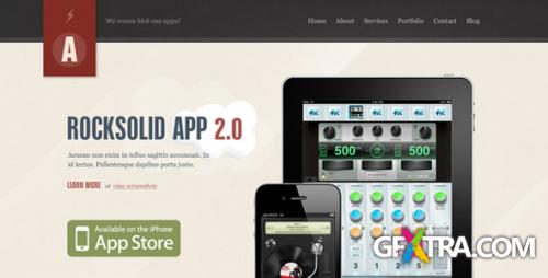 ThemeForest - Rocksolid - App Showcase Agency - Wordpress Theme/PSD Template/HTML Template