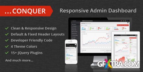 ThemeForest - Conquer - Responsive Admin Dashboard Template - RIP