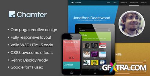 ThemeForest - Chamfer - One Page Creative HTML Template