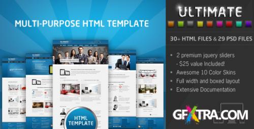 ThemeForest - Ultimate - Multi Purpose Responsive HTML Template - RIP