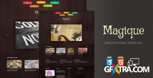 ThemeForest - Magique - Creative HTML5 Template