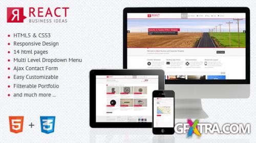 MojoThemes - React - Responsive HTML5 Template