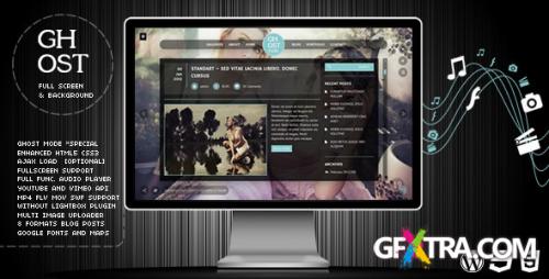 ThemeForest - Ghost WP v1.1 - Full Screen Video, Image with Audio