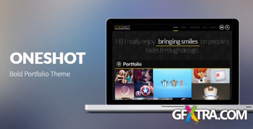 ThemeForest - OneShot - Big & Bold Portfolio Theme