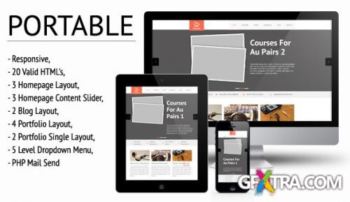 ThemeForest - Portable - Responsive HTML/CSS Template