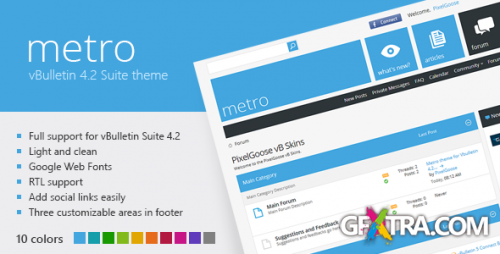 ThemeForest - Metro - A Theme for vBulletin 4.2 Suite