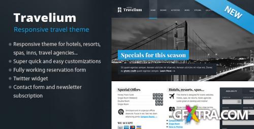 ThemeForest - Travelium - Responsive Hotel & Travel