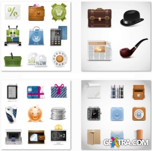 3D Icon Collection #2 - 25 EPS Vector Stock