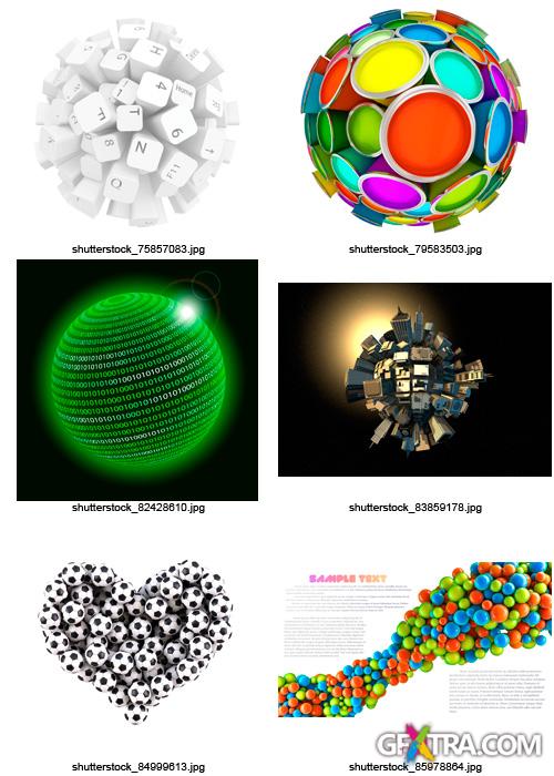 Amazing SS - 3D Spheres, 25xJPGs