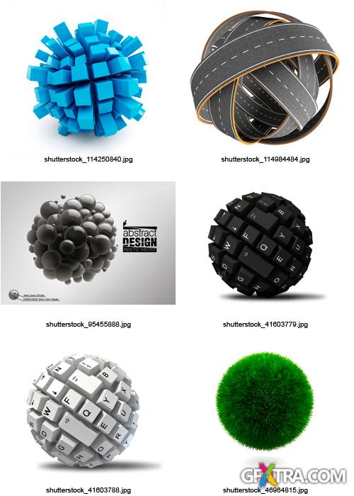 Amazing SS - 3D Spheres, 25xJPGs