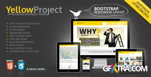 ThemeForest - YellowProject Bootstrap Responsive Template