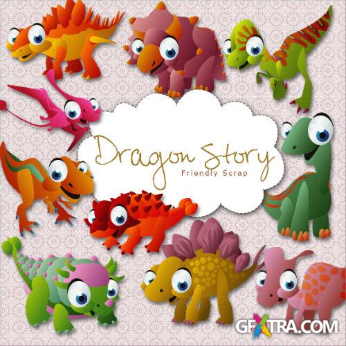 Scrap-kit - Dragon Story