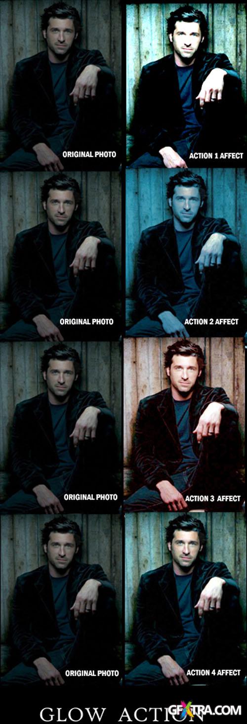 Glow Photoshop Actions