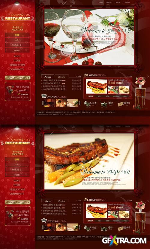 PSD Web Templates - Restaurant Business