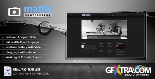 ThemeForest - Mattis - Photography HTML/CSS Template