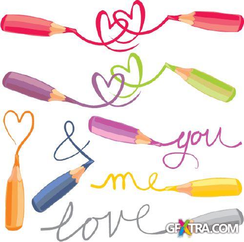 Pencil Collection - Shutterstock 25xEPS