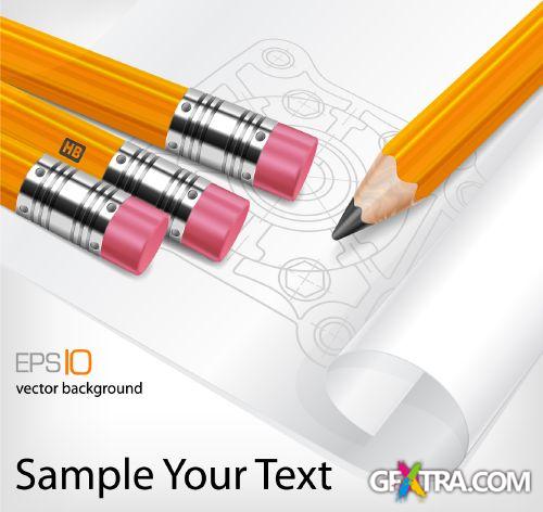 Pencil Collection - Shutterstock 25xEPS