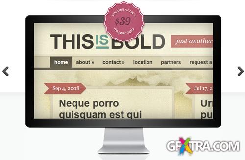 ElegantThemes - Bold v5.8 - WordPress Premium Theme with PSD's