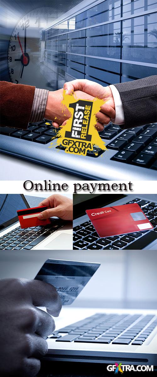 Stock Photo: Online payment